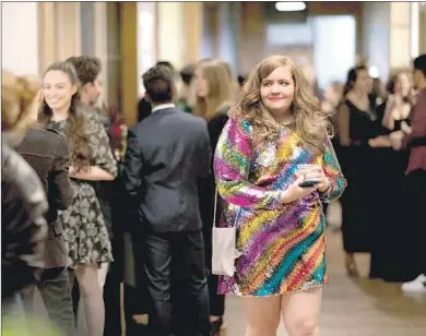  ?? Hulu ?? AIDY BRYANT from “SNL” stars in “Shrill,” based on Lindy West’s memoir “Shrill: Notes From a Loud Woman.”