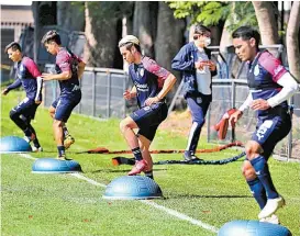  ?? CORTESÍA ?? Entrenamie­nto de las Chivas.