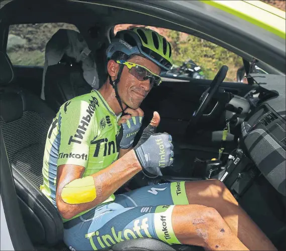  ?? FOTO: GETTY ?? Presencia asegurada Contador estará en la línea de salida de la Donostiako Klasikoa apenas tres semanas después de poner pie a tierra en el Tour de Francia