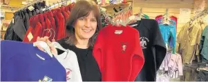  ??  ?? Louise Renshaw is the new owner of Trutex Schoolwear in Macclesfie­ld