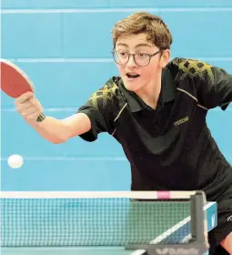  ?? ?? Isaac Kingham (above) upset the odds and beat a fair few seeds on his way to winning the boys' cadet title at the Cippenham Junior 4-Star Open earlier this month. Maliha Baig (above right) defeated Cippenham's Hannah Silcock (right) to win the girls' cadet title at the same event.