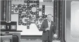  ?? HEIDI GUTMAN/ABC ?? “Match Game,” with host Alec Baldwin, was not included in ABC’s announceme­nts for summer or next season, but there’s no report it’s canceled either.