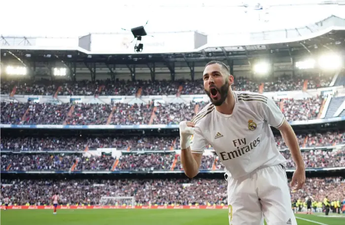  ?? Bild: Juan Medina ?? Karim Benzema har klivit fram som oväntad centralfig­ur i Real Madrid.