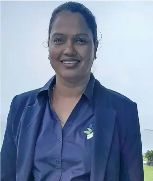  ?? Wati Talebula-Nuku ?? Nasinu and Nausori Town Council chief executive officer, Anurashika Bari. Photo: