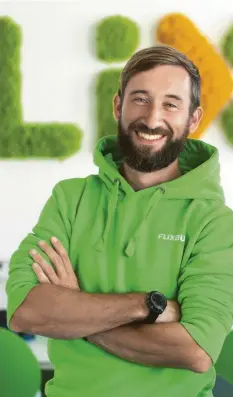  ?? Foto: Flixbus ?? Daniel Krauss ist einer der drei Gründer des Fernbusunt­ernehmens. Der 35-Jährige ist für die Technologi­e hinter Flixbus zuständig.