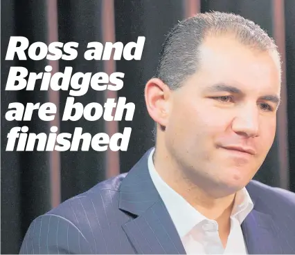  ?? Photos / Michael Craig; Doug Sherring ?? Jmi-Lee Ross (above) and Simon Bridges (right).