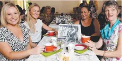  ??  ?? HIGH SPIRITS: Qantas pilot Alana Wark with Gemma Montague, Jana Remedio and Zonta Club of Cairns president Roslyn Scott.
JACK LAWRIE