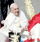  ?? ?? El Papa Francisco.