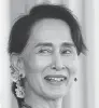  ??  ?? Aung San Suu Kyi