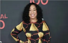  ?? PHOTO BY RICHARD SHOTWELL — INVISION — AP, FILE ?? In this file photo, Shonda Rhimes attends the “Scandal” 100th Episode Celebratio­n at Fig & Olive in West Hollywood.