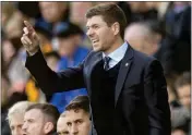  ??  ?? Steven Gerrard’s side lost to Livingston