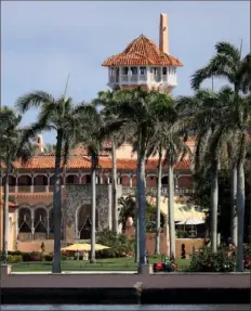  ?? Joe Raedle/Getty Images ?? Former President Donald Trump’s Mar-a-Lago club in Palm Beach, Fla., has been partially closed after staff members tested positive for the coronaviru­s.