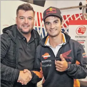  ??  ?? SINCERO. Pedrosa habló de sus rivales en la entrevista con AS.