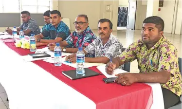  ?? Shratika Naidu ?? School principals and career teachers gathered at the workshop organised by Tertiary Scholarshi­ps and Loans Service at Civic Centre in Labasa on November 18, 2022. Photo: