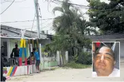  ?? JOHNNY OLIAVRES ?? Gregorio Freile, asesinado en Bellavista, de Malambo.