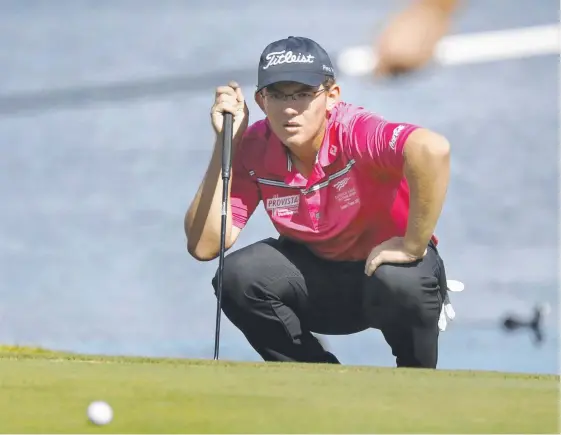  ??  ?? Gold Coast golfer Lewis Hoath has dominated Queensland’s premier junior tournament­s.