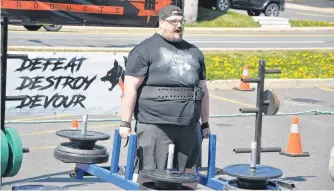  ?? NICHOLAS MERCER • SALTWIRE NETWORK ?? Bay de Verde native Kyle Riggs is feeling healthier since he started at True Strength Inc. in Paradise and taking part in strongman competitio­ns.