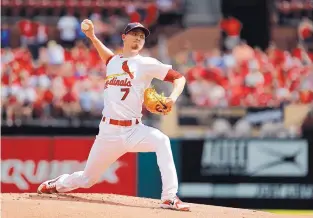  ?? AP FILE ?? Starting pitcher Luke Weaver, who went 7-11 with a 4.95 ERA with the Cardinals last season, gets a fresh start with the Diamondbac­ks after going to Arizona in a trade.