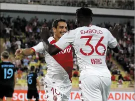  ?? (Photo Jean-François Ottonello) ?? Avec Ben Yedder et Embolo, l’ASM dispose de deux buteurs à au moins 10 buts en L1 cette saison.