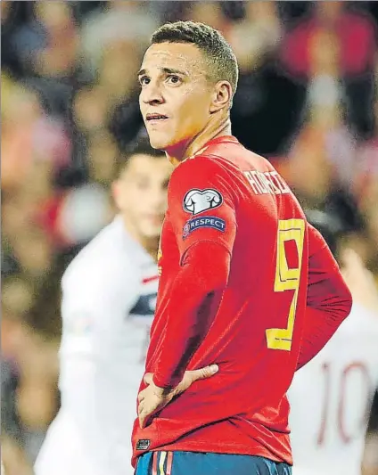  ?? FOTO: J.A.SIRVENT ?? Rodrigo Moreno fue el autor del primer gol de una España superior a Noruega