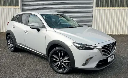  ?? PHOTOS: ROB MAETZIG/STUFF ?? The facelifted Mazda CX-3 Limited, now chock-full of safety specificat­ions. Although changes to the CX-3’s exterior are minimal, it remains one of the bestlookin­g small SUVs around.