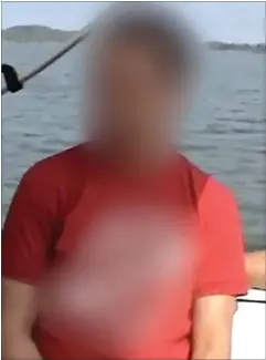  ?? PRIVATFOTO ?? Her ses den 38-årige mand, som er sigtet i svindelsag­en. Han var med på samme bådtur som Britta Nielsen i 2006.