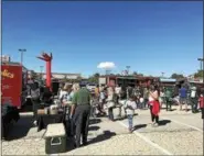  ?? PHOTO COURTESY FOOD TRUCK CRAZE ?? The Pottstown Police Athletic Leagues and Food Craze LLC will host a June 23 food truck festival on the grounds of Coventry Mall. A portion of the proceeds from the event will benefit PAL. This photo shows a previous Food Truck Craze event.