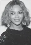  ?? GETTY IMAGES ?? Beyoncé Knowles