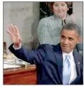  ??  ?? US President Barack Obama waves before delivering the State of the Union address (AFP).