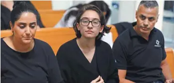  ?? MENAHEM KAHANA AGENCE FRANCE-PRESSE ?? Lara Alqasem, 22 ans, était arrivée le 2 octobre à l’aéroport de Tel-Aviv, mais s’était vu refuser l’entrée en Israël.