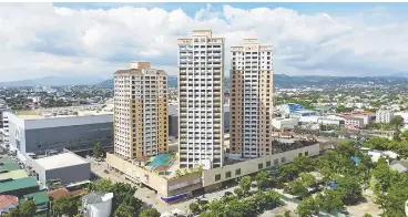  ?? ?? Sta. Lucia Residenze will feature 5 towers. Its first 3 towers have already been opened for guests and investors.