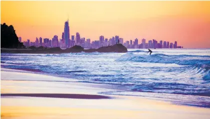  ?? Photo / Getty Images ?? Flights to the Gold Coast are on offer for $139 one way.