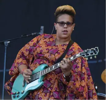  ?? STEVE C. MITCHELL/INVISION/THE ASSOCIATED PRESS ?? Brittany Howard of Alabama Shakes released a surprise album this week from her other band, Thunderbit­ch.