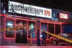  ?? Foto: AFP ?? In drei verschiede­nen Massage-Salons im US-Bundesstaa­t Georgia wurden innerhalb kurzer Zeit acht Menschen erschossen.