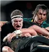  ??  ?? Brodie Retallick needs to be used wisely for the rest of the year so the All Blacks can hit the northern tour with real purpose.