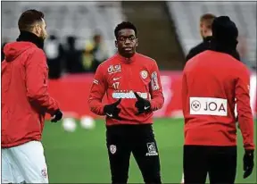  ??  ?? Maouassa sait aussi faire la danse des pouces façon Antoine Griezmann...