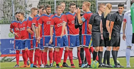  ??  ?? Personelle Probleme gibt es beim 1. FC Kleve kaum. Lediglich Stürmer Jannis Altgen fehlt verletzung­sbedingt.