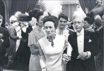  ?? ?? The Duke and Duchess of Windsor attend a ball at Maxim’s, Paris, in 1967