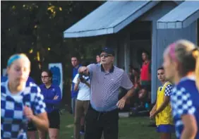  ?? COVENANT COLLEGE PHOTO ?? Mark Duble has been the only head coach in the 25 years of Covenant College women’s soccer.