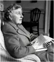  ??  ?? Agatha Christie at Greenway House, which offered a peaceful escape from the public eye.