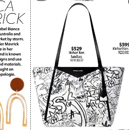 Michael kors graffiti on sale bag