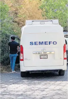  ?? EDUARDO TLACHI / ?? Los cuerpos fueron localizado­s en una barranca