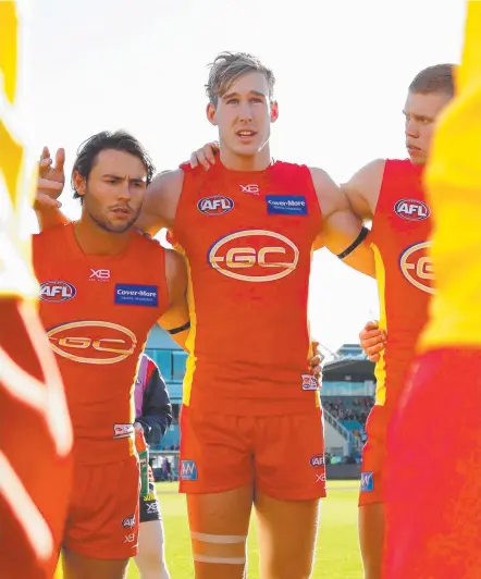  ?? TIGERS- BOUND: Former Gold Coast skipper Tom Lynch has confirmed he’s heading to Richmond. ??