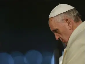  ?? ?? Canal 11 transmitir­á la Vigilia Pascual con el papa Francisco el Sábado Santo a las 10 p. m. ArCHIVo