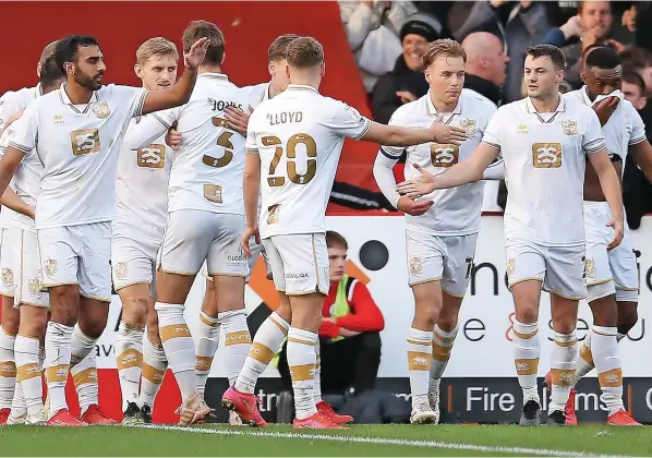  ?? ?? Port Vale have been in superb form to keep them in the automatic promotion places in League Two.