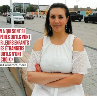  ?? PHOTO DOMINIQUE SCALI ?? Victoria Camerota, mère de deux enfants en CPE à Laval, a lancé une page Facebook mardi pour rassembler les parents pénalisés par la grève.