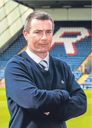  ?? Picture: SNS. ?? Setting out his stall: Barry Smith said hard work will be required from all concerned to make sure Raith challenge for promotion.