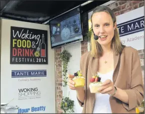  ??  ?? Great British Bake Off 2013 Winner Frances Quinn who lives in Leicesters­hire