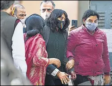  ?? AFP ?? Disha Ravi being produced at a Patiala House court on Friday.