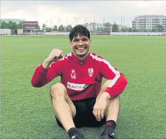  ?? FOTO: UDLOGROÑES ?? Convencido
Jon Errasti no tiene dudas de que su equipo jugará en Segunda División la próxima temporada.